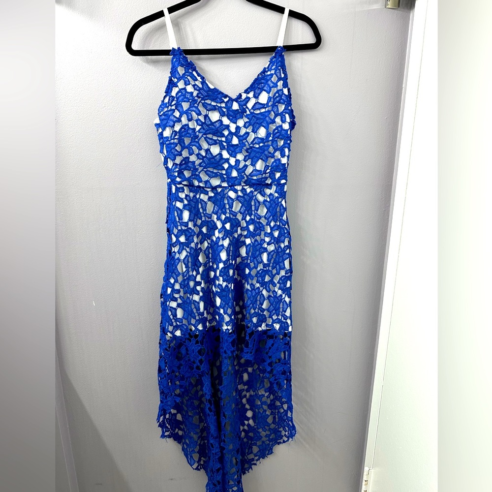 Lace detail dress